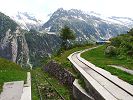 Bergstation Handeggfluh Ärlen - gegenüber befindet sich die Gelmerbahn